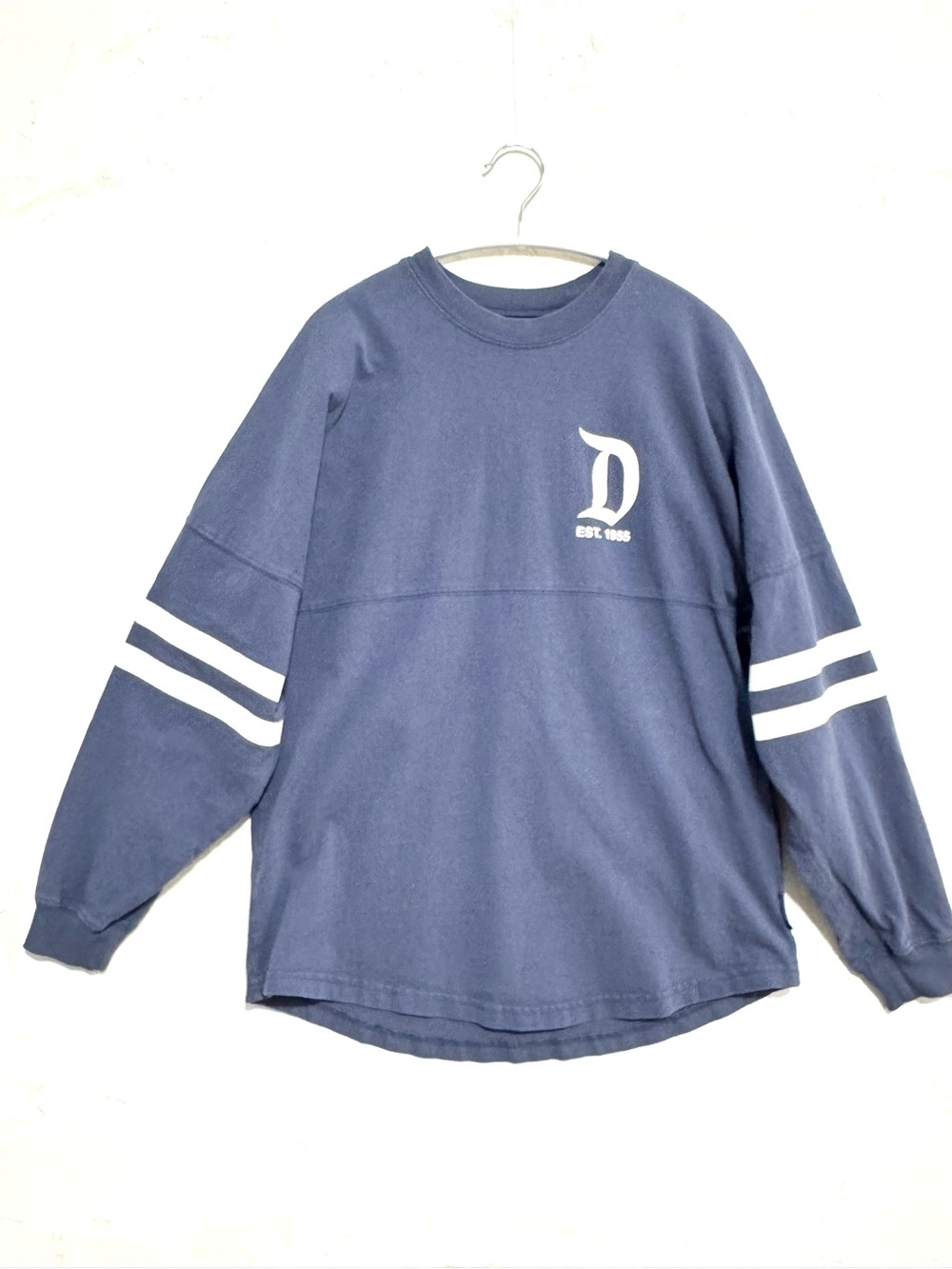 Disneyland Resort Spirit Jersey Blue Long Sleeve shirt Men’s S (Unisex Fit)